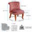 Fauteuil d'appoint en velours pour la maison et le bureau-108942090-108942091