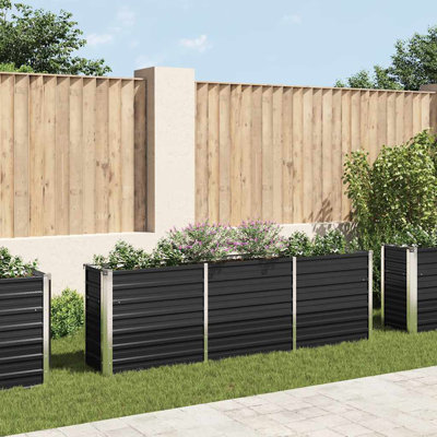 Raised Garden Bed Raised Flower Bed Galvanized Steel Planter 