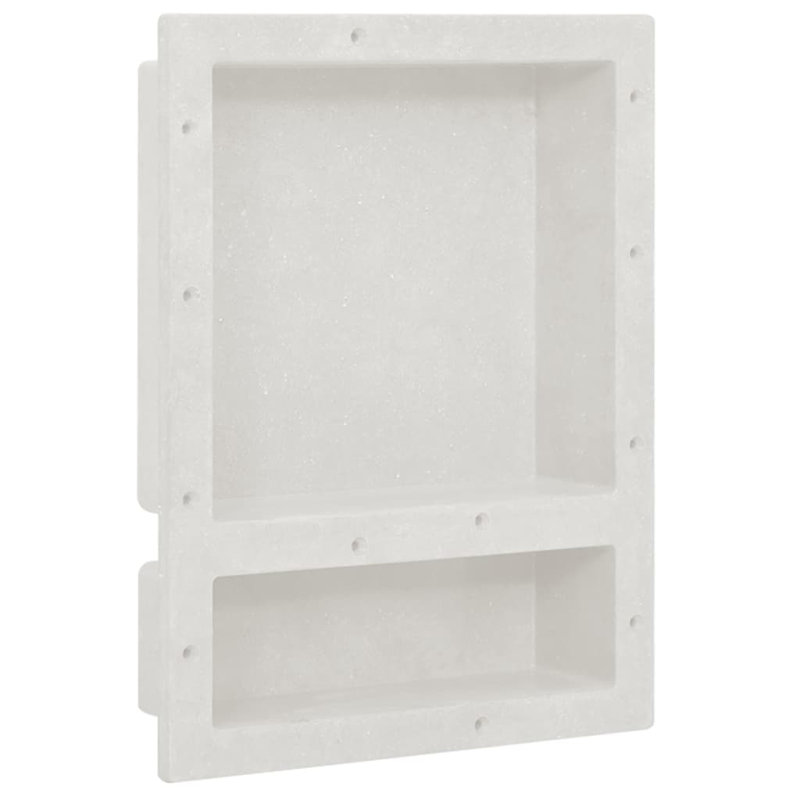 Paynter Plastic / Acrylic Bathroom Shelves, Beige