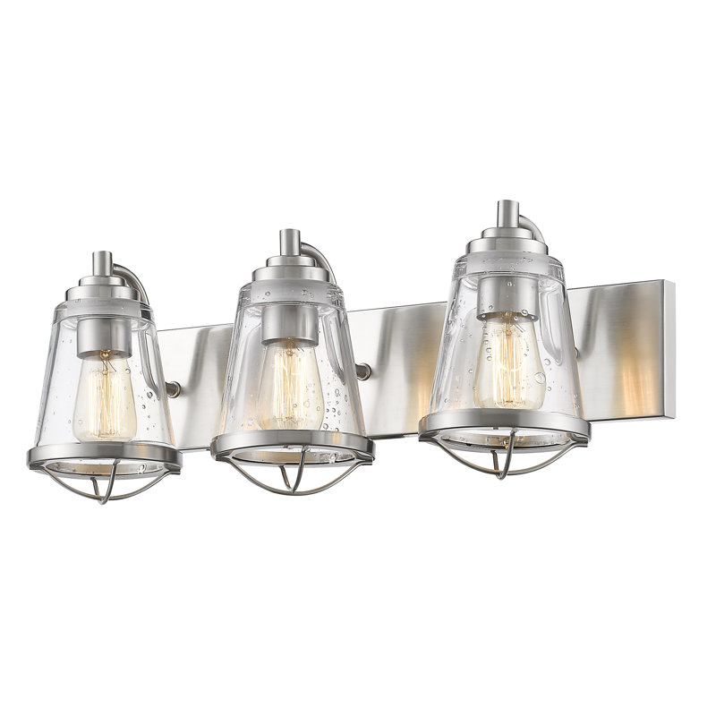 Akshay 3 - Light Dimmable Vanity Light, Brushed Nickel
