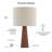 Lashaun Solid Wood Table Lamp-872968599