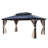 Double Roof With Aluminum Frame Patio Gazebo-110537907