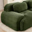 Olive 4 Corduroy With 32d High Sponge, Ergonomic Design, Combination, No Assembly For Family Gathering Soft Modular In , Pet-, Curved , Non-slip Base, Stylish Design