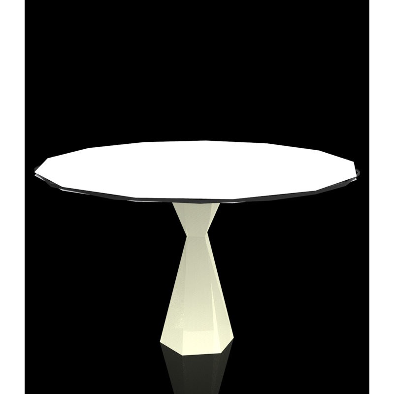 Table de salle à manger en plastique Vertex, 31.25"