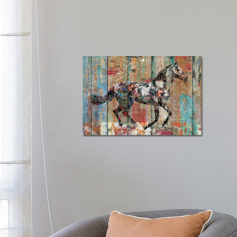 Source Of Life (Wild Horse) by Diego Tirigall - Wrapped Canvas Painting, 101.6 cm H x 66.04 cm W x 3.175 cm D