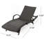 Fauteuil en osier avec accoudoirs Salem