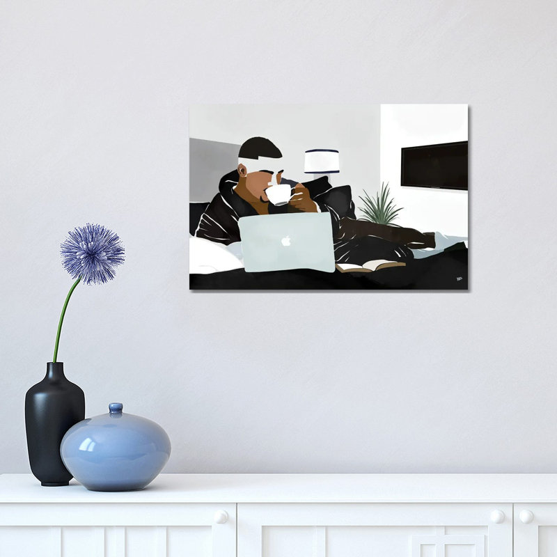 Relax by Bria Nicole - Print on Canvas, 30.48 cm H x 45.72 cm W, Wrapped Canvas