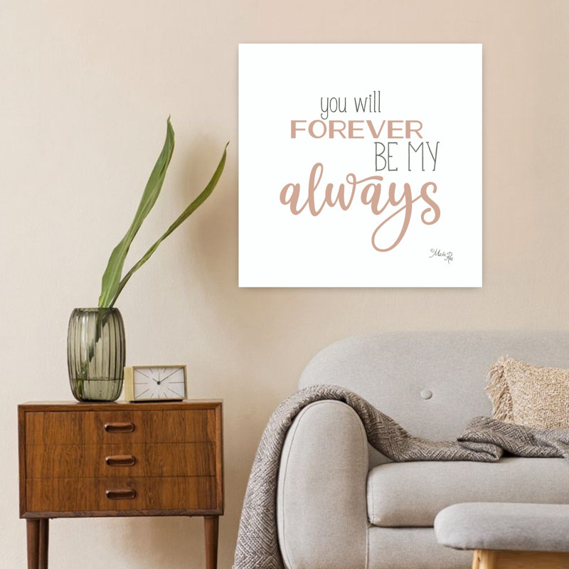 «Forever Be My Always», art contemporain abstrait, H 24 po x l 24 po
