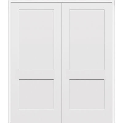 80'' Solid + Manufactured Wood Paneled with Installation Hardware Kit without Installation Hardware Kit Prehung Door