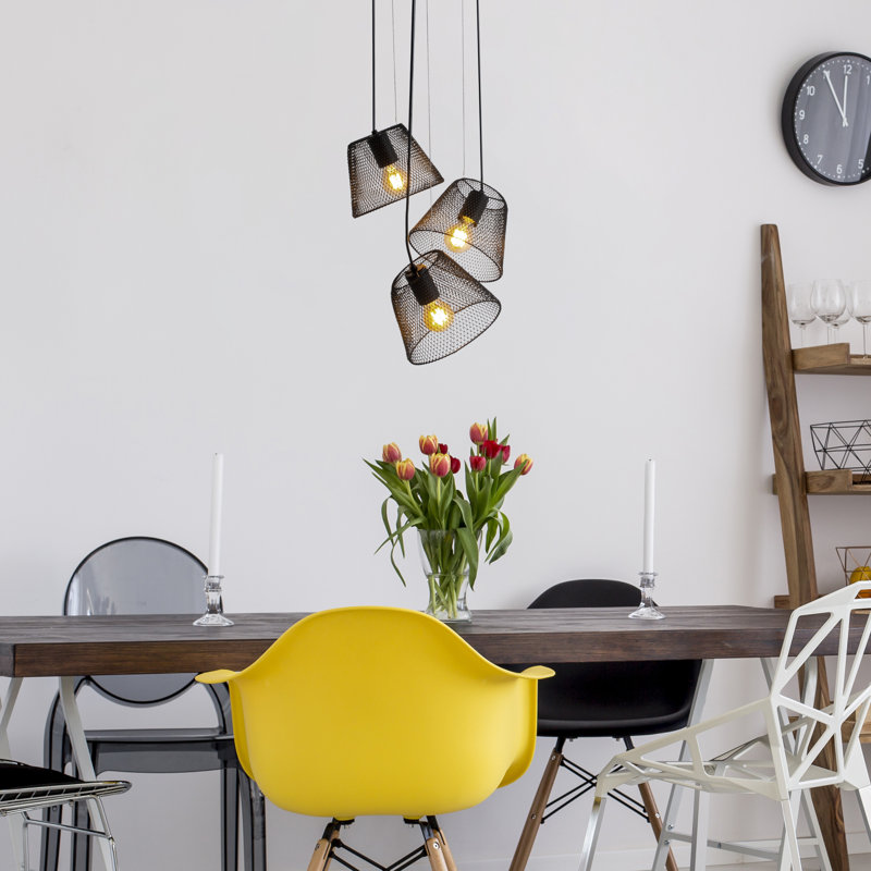 Lucey 3 - Light Black Bell Pendant