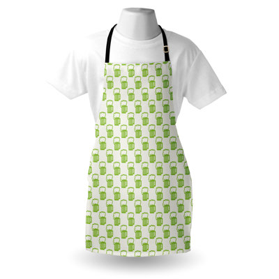No Pattern Bib Apron