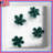 Green Succulent Pattern Quilted Bedspread All Sizes-126083150