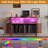Large Round Record Player Stand with Charging Station & LED Light,Fluted Vinyl Record Storage Cabinet,Mid Century Modern Sliding Doors Turntable Stand with Open Shelves Holder for Bedroom Living Room-269688257