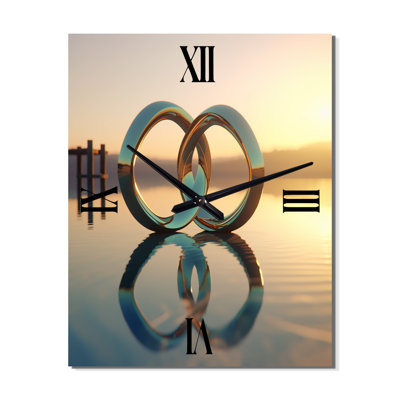 Horloge murale Quantum Entanglement Futuristic Bliss I - Paysages