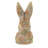6.7x5.9x15.2" Antique Rabbit Figurine-862175286