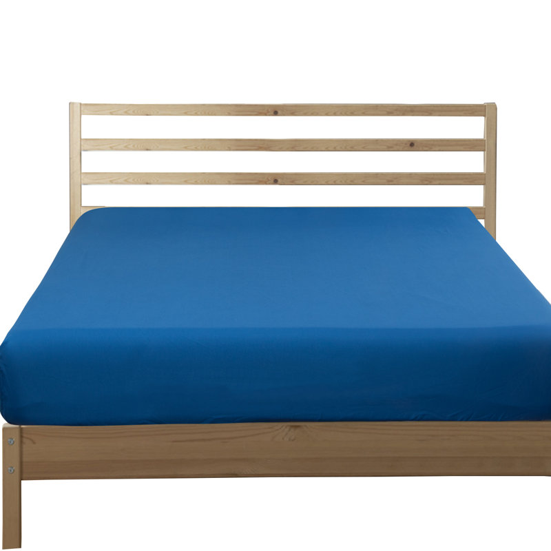Microfiber Fitted Sheet, Royal Blue, California King