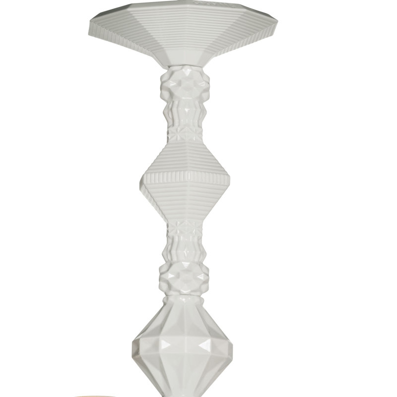 Belle de Nuit 12-Light Shaded Classic/Traditional Chandelier, White