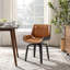 Faux Leather Swivel Side Chair-427297138-427295722