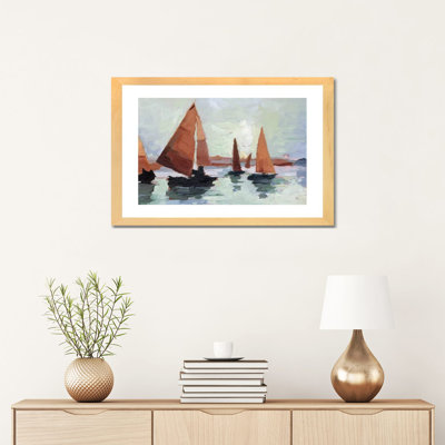 "Sunset Harbor I" par Ethan Harper, reproduction d’art