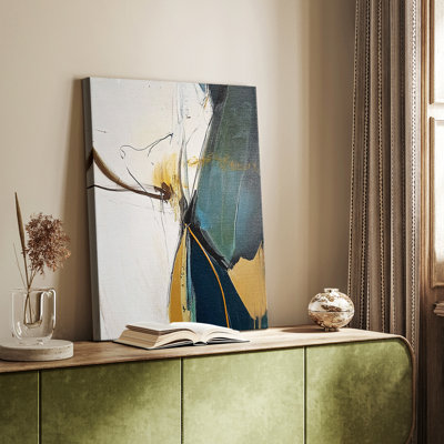 Série ABSTRACT DCXII - Toile tendue avec châssis Premium - Prêt à être accroché