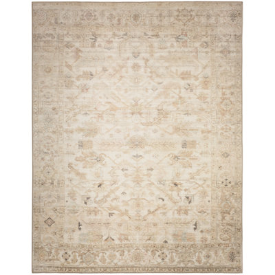 Hepler Machine Washable Vintage Area Rug