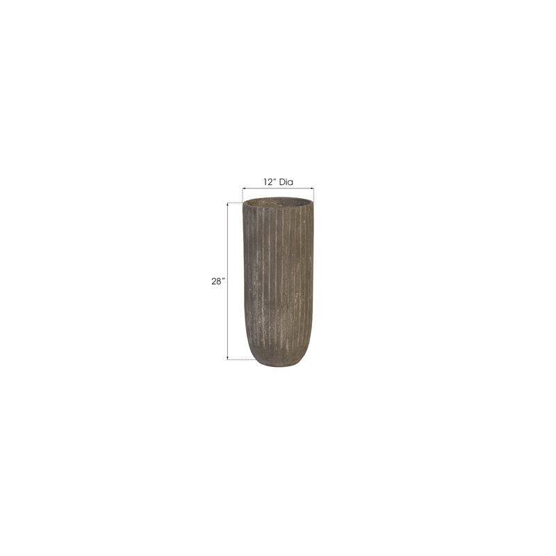 Lourdes Planter, 28" H x 12" W x 12" D