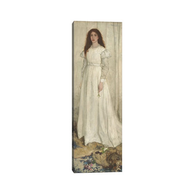 Symphonie en blanc, n ° 1 «The White Girl», reproduction d'art sur toile tendue