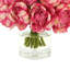 Peony Floral Arrangement In A Glass With Bubble