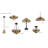 Tiffany Olivia Semi-flush Mount Ceiling Lamp
