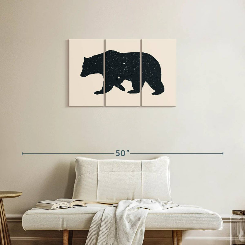 Bar Bear, 20" H x 33" W