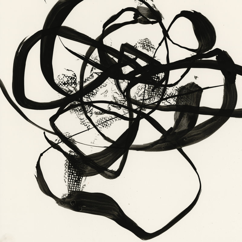 Sumi-E abstrait I, H 36 po x l 36 po x P 1,25 po