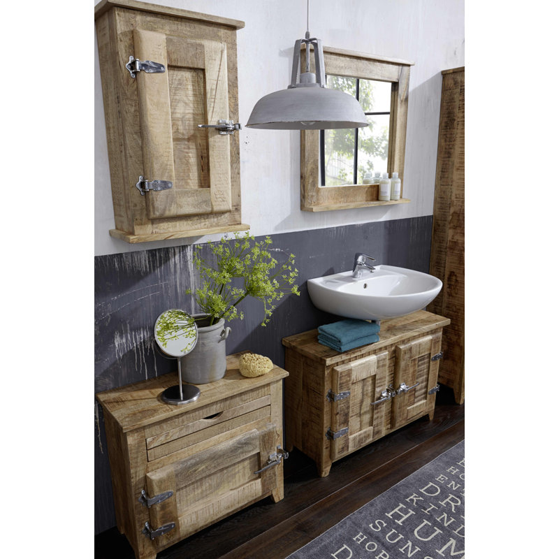 Ottomar 88Cm Single Bathroom Vanity Base Only in Natural