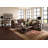 Alezzi 48" Wide Solid Wood and Metal Rectangular Coffee Table With 1 Shelf