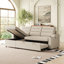 Canapé-lit moderne convertible de 83,5 po avec canapé-lit convertible en polyester-1862888763