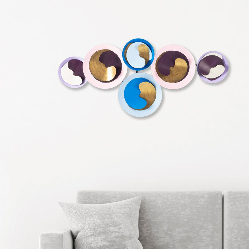 Abstract Wall Decor on Metal