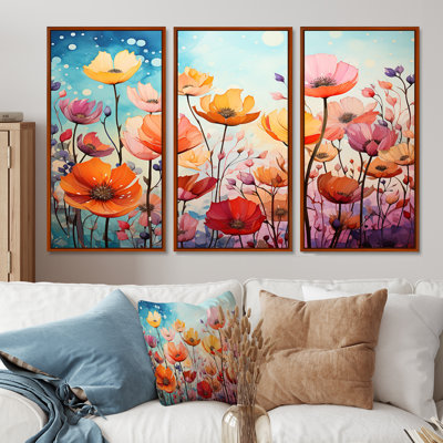 Ensemble de salon Warlick - Poppy Wall Art