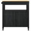 Solid Wood Bar Cart