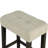 Brown/Beige Transitional 4-Pc Dining Set - 59"W Narrow Table W/ Usb-A & Usb-C Charging, Biscuit-Tufted Stools & Space-Saving Design