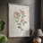 Blushing Rose Botanical II Framed Print - Solid Wood 49793-1220979879