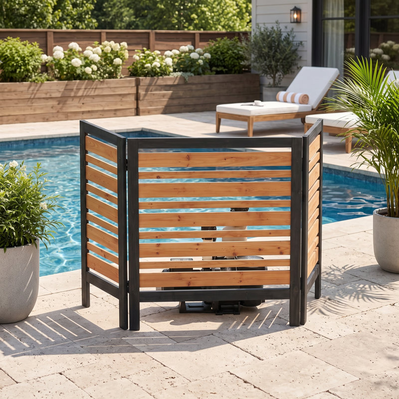 Panneau d'intimité en bois massif Premium Premium, 3 panneaux