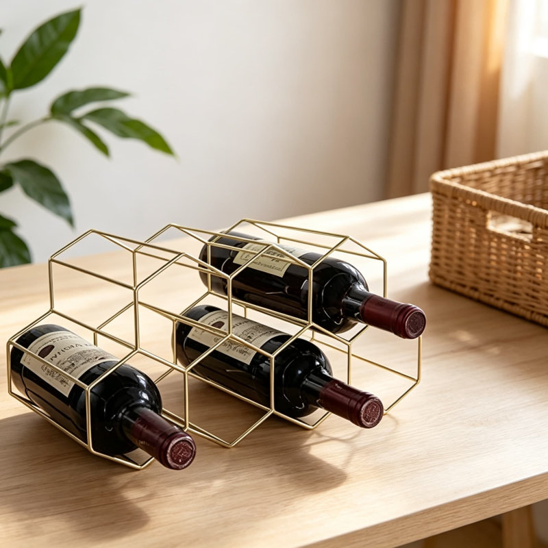 Support de rangement pour le comptoir à vin autoportant