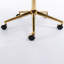Chaise de bureau en velours Sanavi