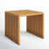 Knightly Square Teak Outdoor Side Table