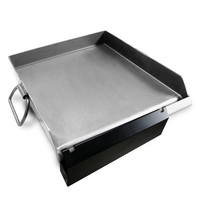 Steel Griddle With Grease Trap