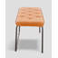Banc en similicuir Carlotta