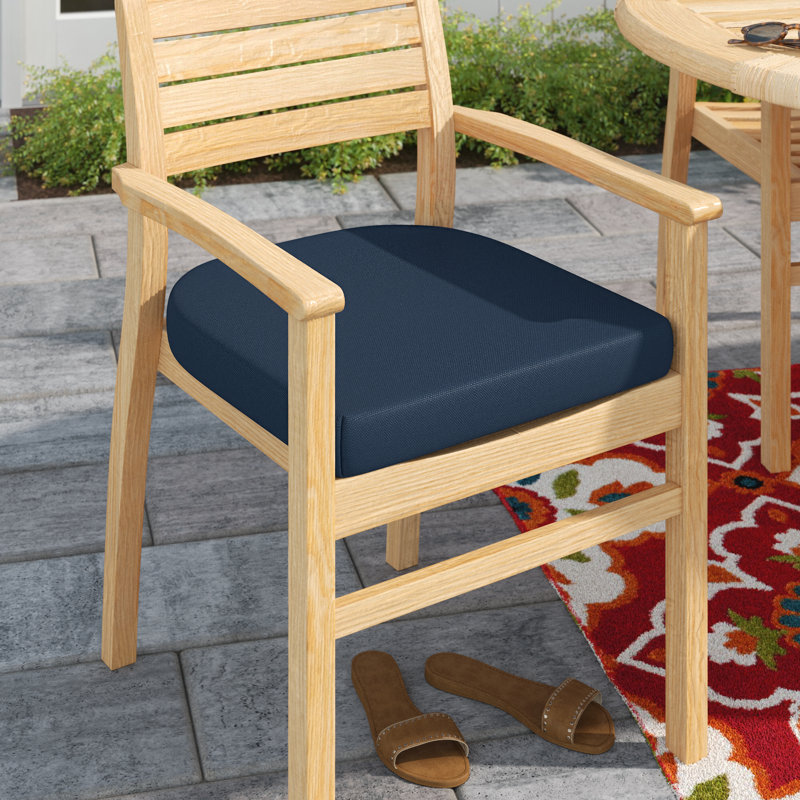 Dominica Sunbrella® Dining ChairSeat Pad Replacement Cushion – 18L x 18W x 2.5D, Sunbrella® Spectrum Indigo