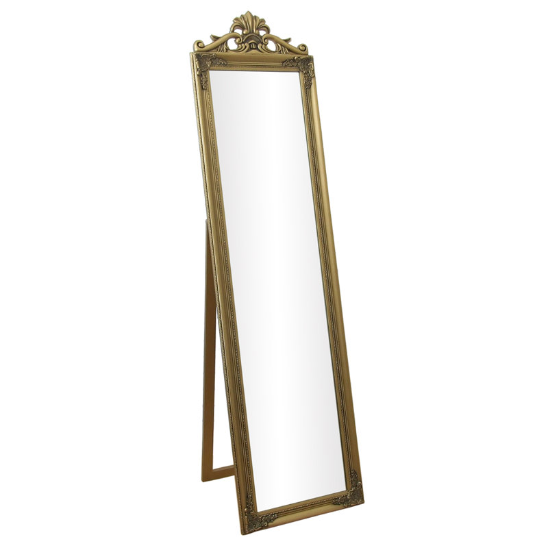 Cheval Mirror 45cm x 170cm, Gold
