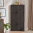 Corner Storage Cabinet, Stackable Corner Shelf for Living Room, Bedroom, Kitchen, Solid Wood Veneer (31" / 36" Options)-252120312-252120197-257501723