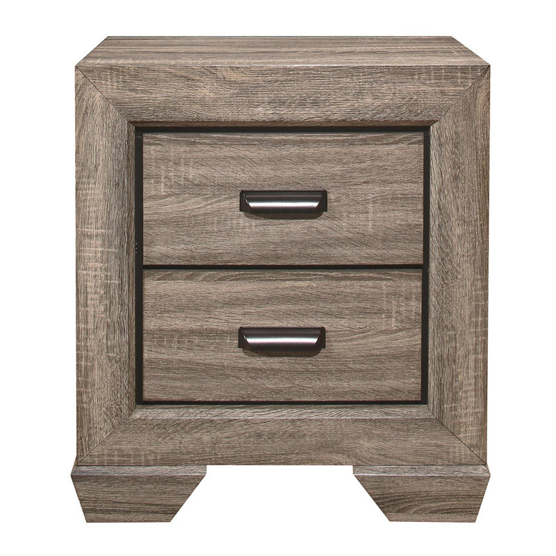 Henry 23.5'' W Solid Wood Nightstand, Light Elm