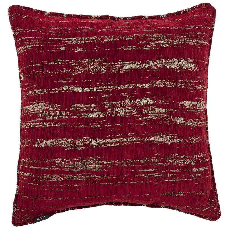 Danyale Abstract Square Cushion, Red